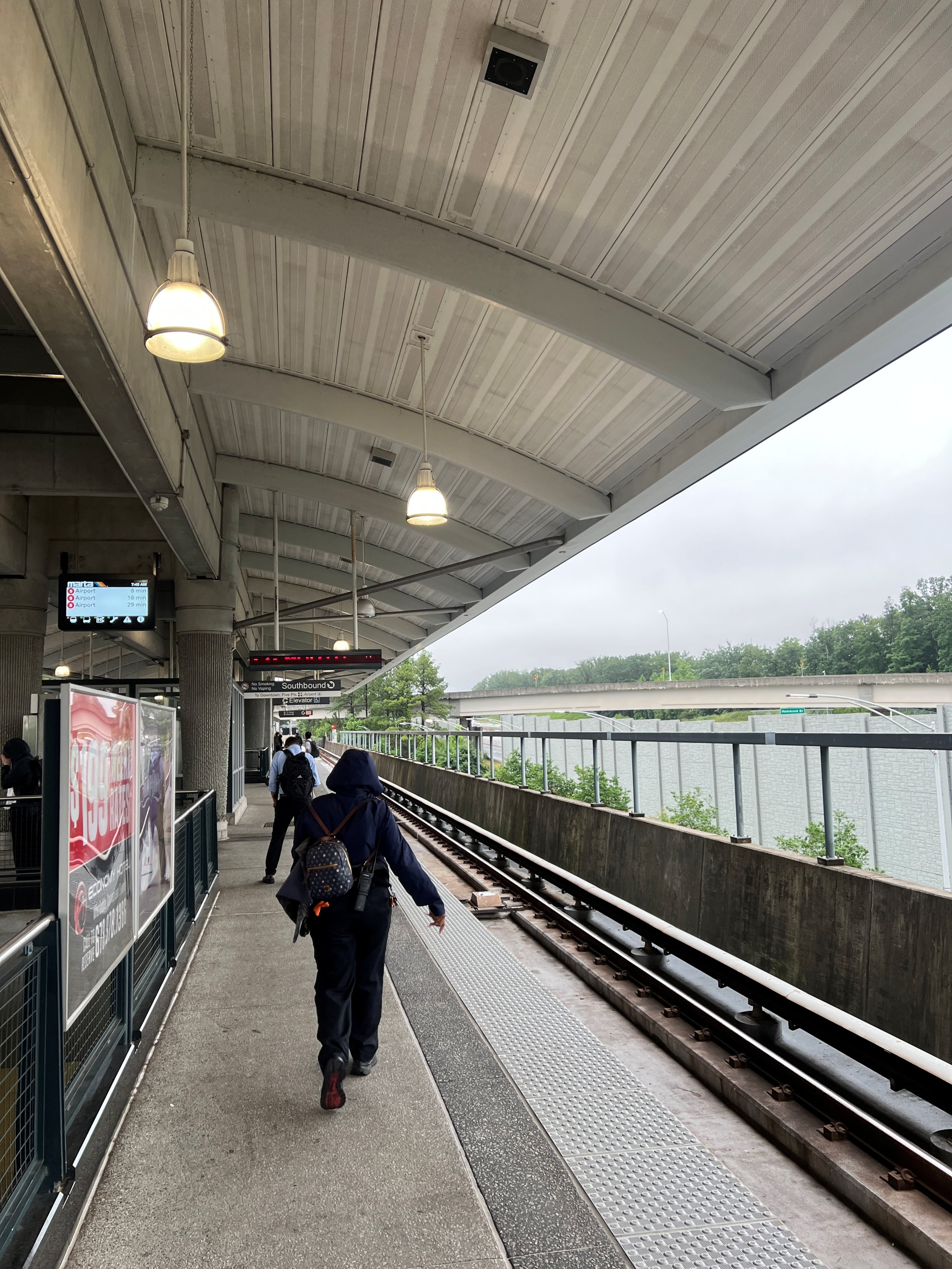 Opinion Editor David Plazas was a metro Atlanta newcomer when he took this photo to accompany a May story about getting lost riding MARTA . (David Plazas/AJC)