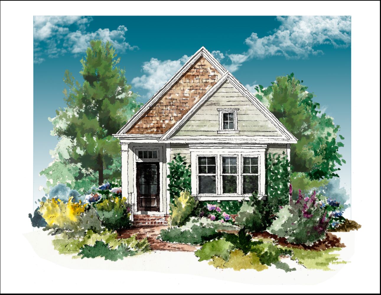 Eco Cottages at East Point renderings