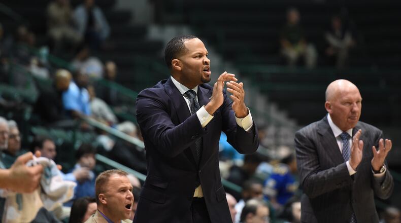 New Georgia Tech assistant coach Anthony Wilkins (shown here coaching for Tulane) was part of Kent State's Elite Eight team in 2002. (Parker Waters/Tulane Athletics)