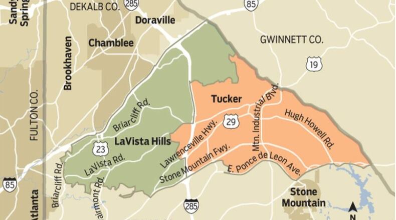 Voters will decide whether to create the cities of LaVista and Tucker during a referendum Tuesday.