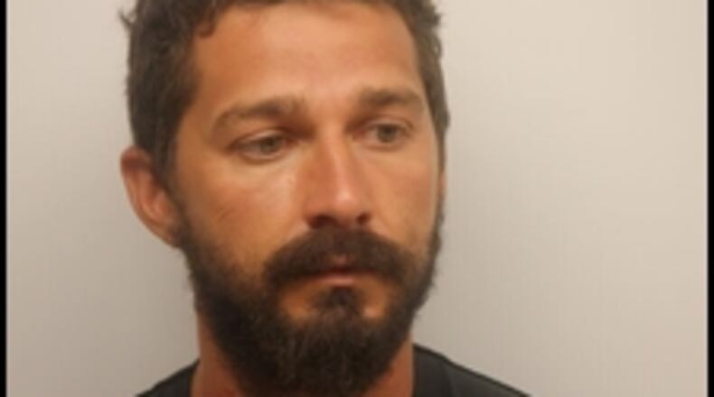 Shia LaBeouf after his arrest in Savannah. Mugshot courtesy of the Chatham County Sheriff’s Office.