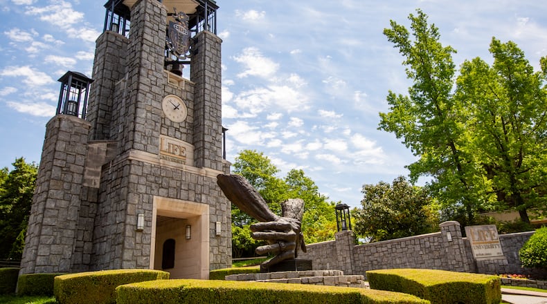 Life University in Marietta is facing financial difficulties after a probationary period of its chiropractic program led to lower enrollment and less revenue. (Jenni Girtman for the AJC)