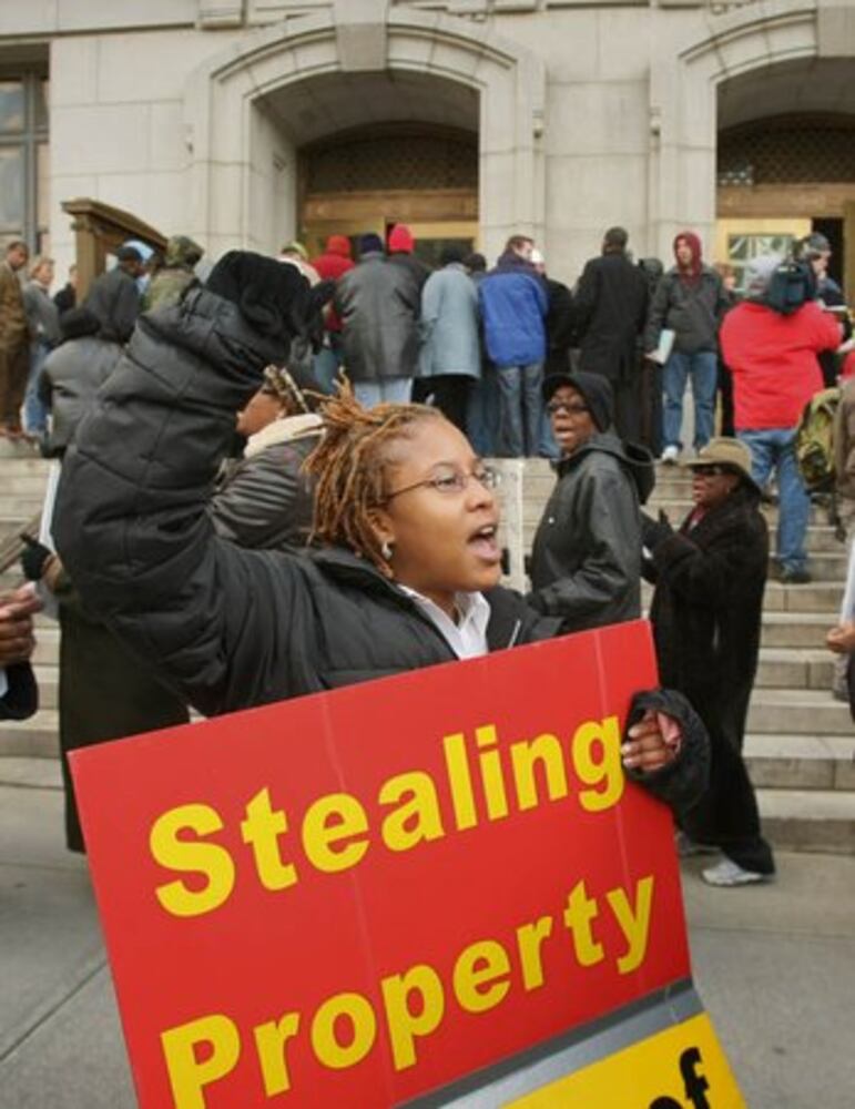 Foreclosure auction
