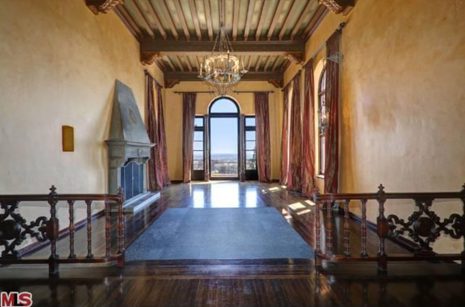 Property includes 3 acres of land, views of Los Angeles