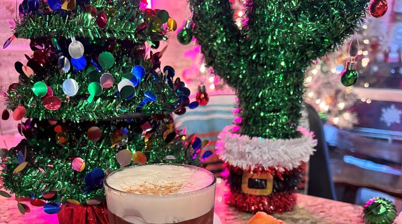 The Baby Jesus cocktail at Rreal Tacos is a twist on the Spanish carajillo, with coffee liqueur and Licor 43. Courtesy of Rreal Tacos