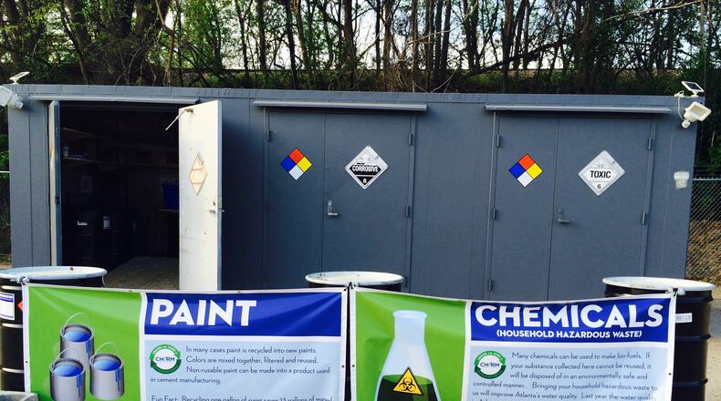 The Center for Hard to Recycle Materials will take paint, household chemicals and other items.