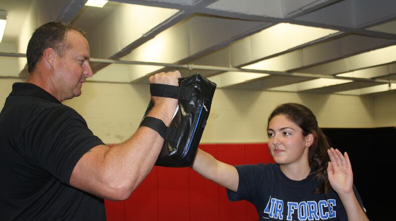 Self-defense class for women offered at the Mandel Public Library of West Palm Beach. (Contributed)