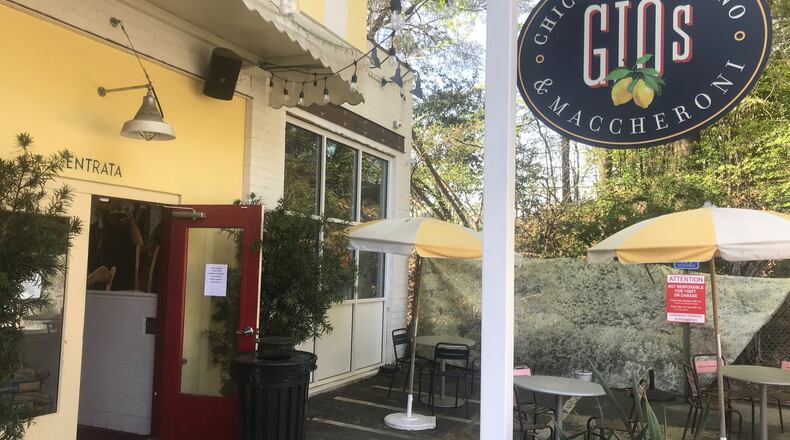 The entrance of Gio's Chicken at "Little Italy." CONTRIBUTED BY LIGAYA FIGUERAS