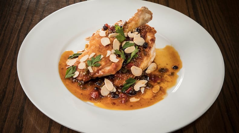Chicken Country Captain is a crowd pleaser at The Grey in Savannah, Ga. Photo courtesy of Chia Chong