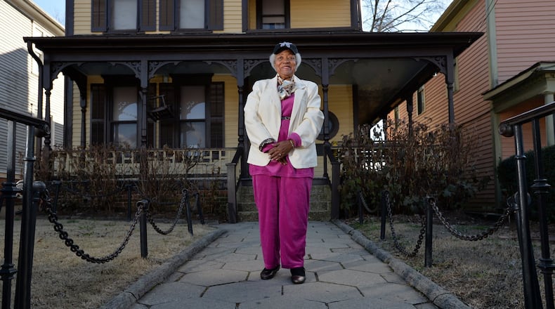 Portrait of Naomi King, widow of A.D. King, brother of Martin Luther King Jr, at the King Birth Home in Atlanta on Wednesday, January 15, 2014. A little more than a year after Martin Luther King Jr., was killed in Memphis, his brother, A.D. King, who had long toiled in his brother’s shadow, drowned in his swimming pool. With his death, A.D. King has virtually vanished from the landscape and for the most part serves as a mere footnote in civil rights history. His widow is trying to change that through a foundation she created in his name. HYOSUB SHIN / HSHIN@AJC.COM