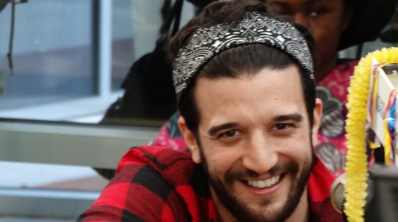 Mark Ballas played his song "Get My Name" at Seacrest Studios on New Year's Eve 2014. CREDIT: Rodney Ho/rho@ajc.com