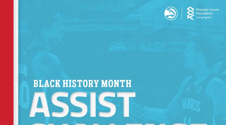 The Atlanta Hawks have launched its third annual ‘Black History Month Assist Challenge' to support and bring awareness to the Prostate Cancer Foundation. The Hawks will donate $250 for every assist registered during the team's 15 games in February to the Prostate Cancer Foundation.