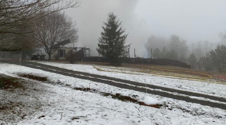 The woman's body was found in the basement of the home.