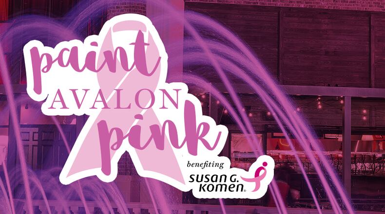 Avalon is hosting a month-long promotion, "Paint Avalon Pink" to boost local awareness about breast cancer.