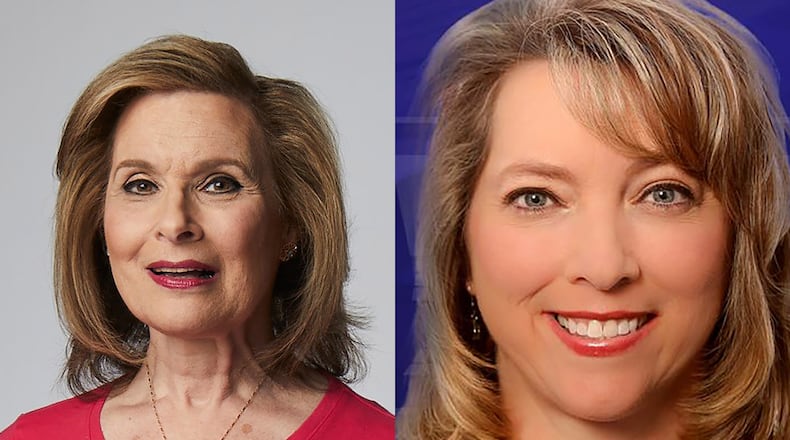 Lois Reitzes and Sandra Parrish are being inducted into the 2022 Georgia Radio Legends as part of the Friends of Georgia Radio. Diwang Valdez/WABE, WSB