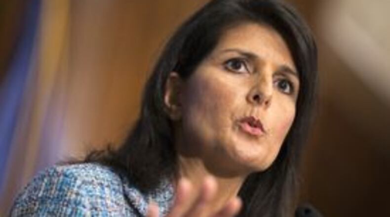 Nikki Haley (Evan Vucci/Associated Press