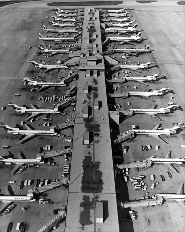 After the liquidation of Eastern Air Lines, Delta was able to increase its Atlanta market share from 58% in 1988 to 88% in 1992, according to a federal report. (AJC 1988)