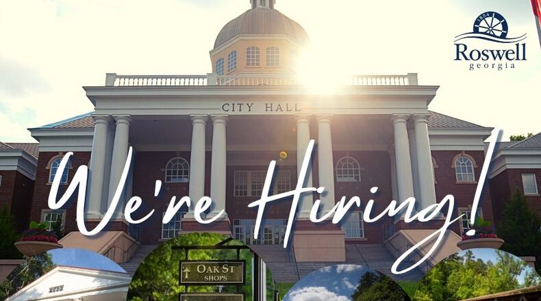 Roswell is currently taking applications for more than 15 job openings across several different departments. COURTESY CITY OF ROSWELL