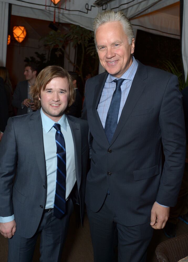 Haley Joel Osment and Tim Robbins