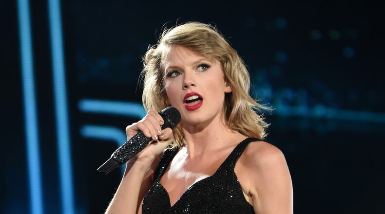 Taylor Swift will perform on Saturday at the pop-up concert venue Club Nomadic in Houston. (Photo by Evan Agostini/Invision/AP, File)