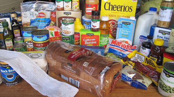 Dietitian Mary Alice Cain's first haul after starting her research. Courtesy of Mary Alice Cain