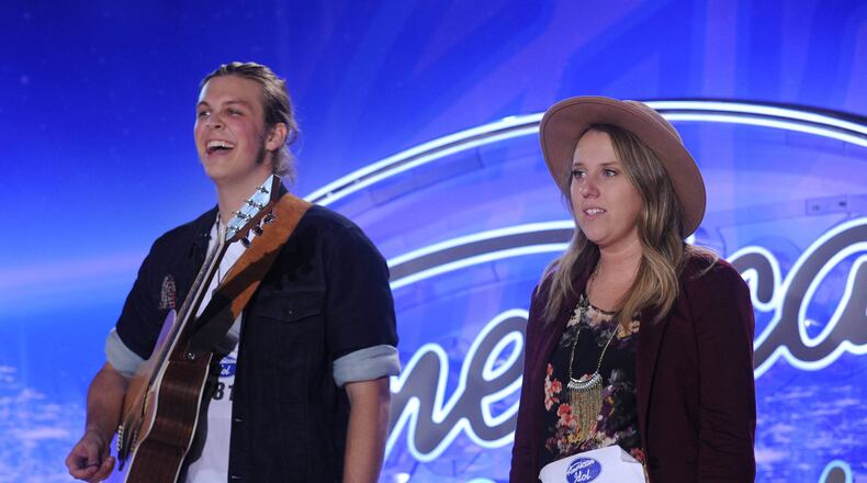 AMERICAN IDOL: L-R: James VIII and Amber Lynn perform in front of the Judges on AMERICAN IDOL airing Thursday, Jan. 14 (8:00-10:00 PM ET/PT) on FOX. © 2016 Fox Broadcasting Co. CR: Ray Mickshaw / FOX.