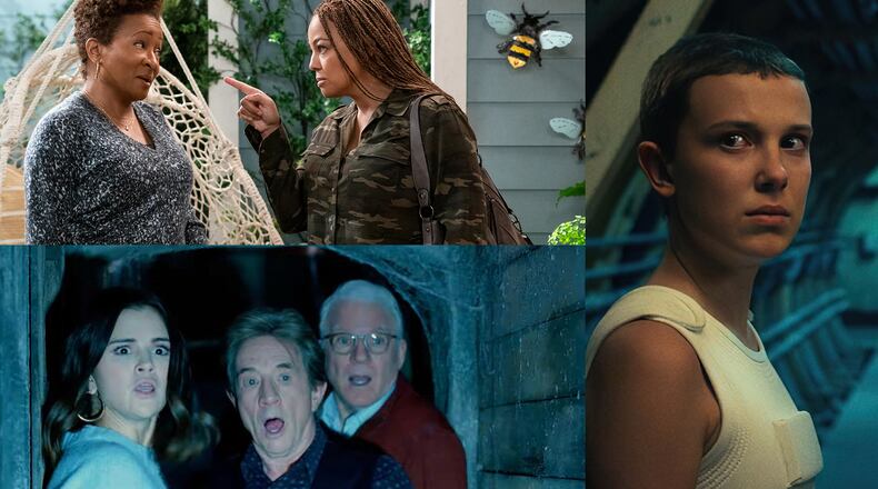 TV this week includes season 2 of "The Upshaws" and the final two episodes of season 4 of "Stranger Things" on Netflix as well the second season of Hulu's "Only Murders in the Building." HULU/NETFLIX