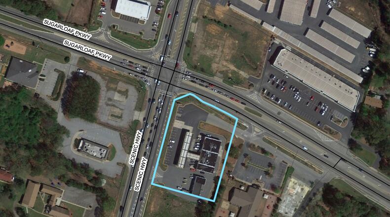 Lawrenceville voted to deny a request for a tire installation store at 850 Scenic Highway. (Courtesy City of Lawrenceville)