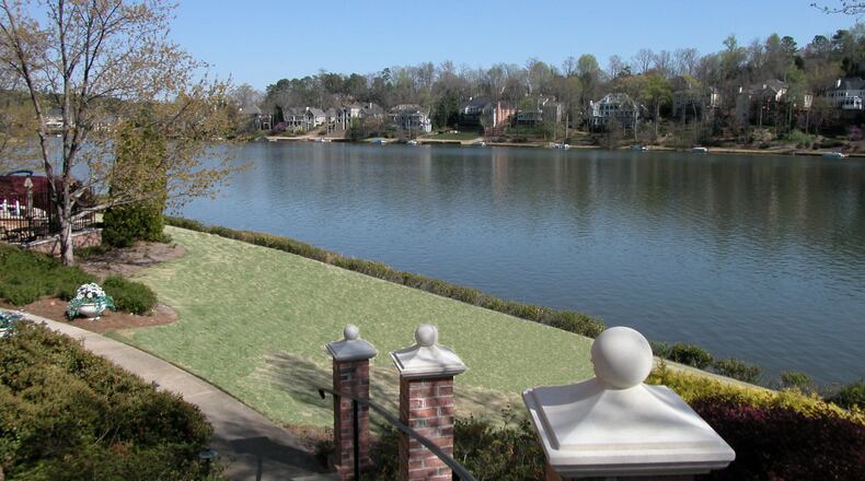 Commanding lakefront estate on The Peninsula at Lake Windward in Alpharetta. This verdant and magical oasis is masterfully situated on 277+ feet of breathtaking lake frontage and overlooks the 14th green of The Golf Club of Georgia. For more information, visit http://www.maryloulanaux.com/listing_detail.php?list_id=49