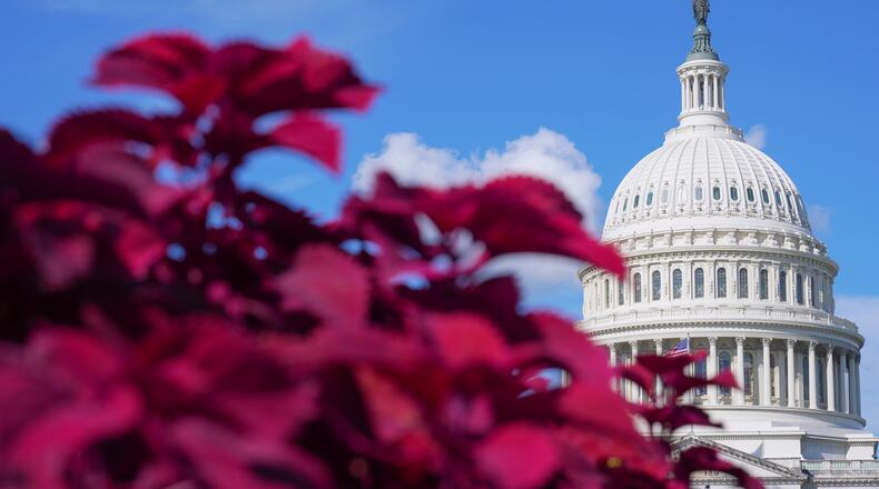 The U.S. Capitol is seen Friday, Sept. 18, 2026, in Washington. (AP Photo/Mariam Zuhaib)