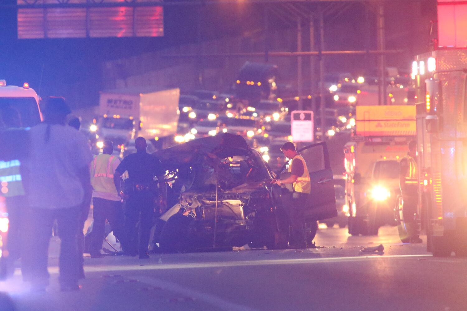 Fatal shooting, crash shut Connector