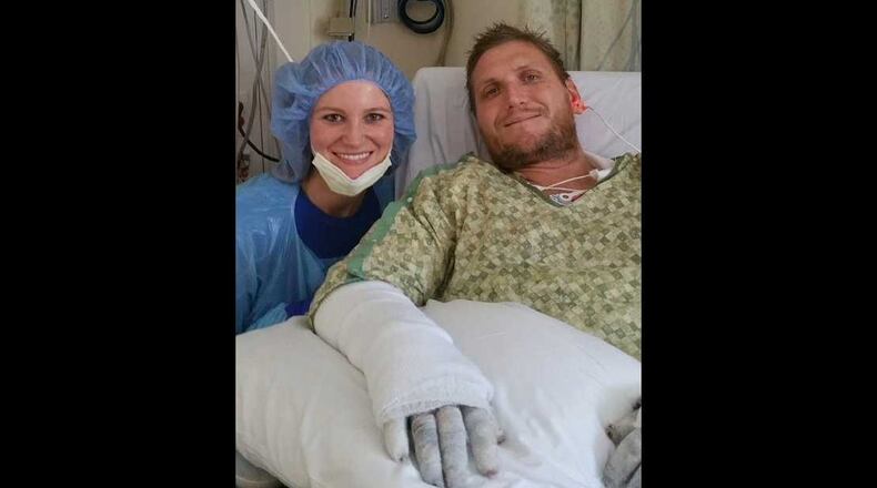 LaGrange firefighter John Williams is recovering from his sixth surgery at the Augusta burn center.