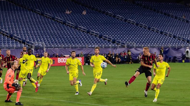 Atlanta United was defeated by Nashville 4-2 on Saturday at Nissan Stadium.