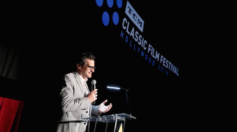 HOLLYWOOD, CA - APRIL 29: TCM host Ben Mankiewicz speaks onstage at the screening of 'Woman of the Year' during day 4 of the 2018 TCM Classic Film Festival on April 29, 2018 in Hollywood, California. 350482. (Photo by Joe Scarnici/Getty Images for TCM)