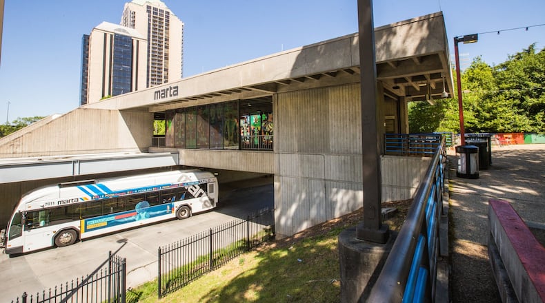 Faced with a big drop in passengers, MARTA will eliminate most of its bus routes indefinitely amid the coronavirus outbreak. (Jenni Girtman for Atlanta Journal-Constitution)