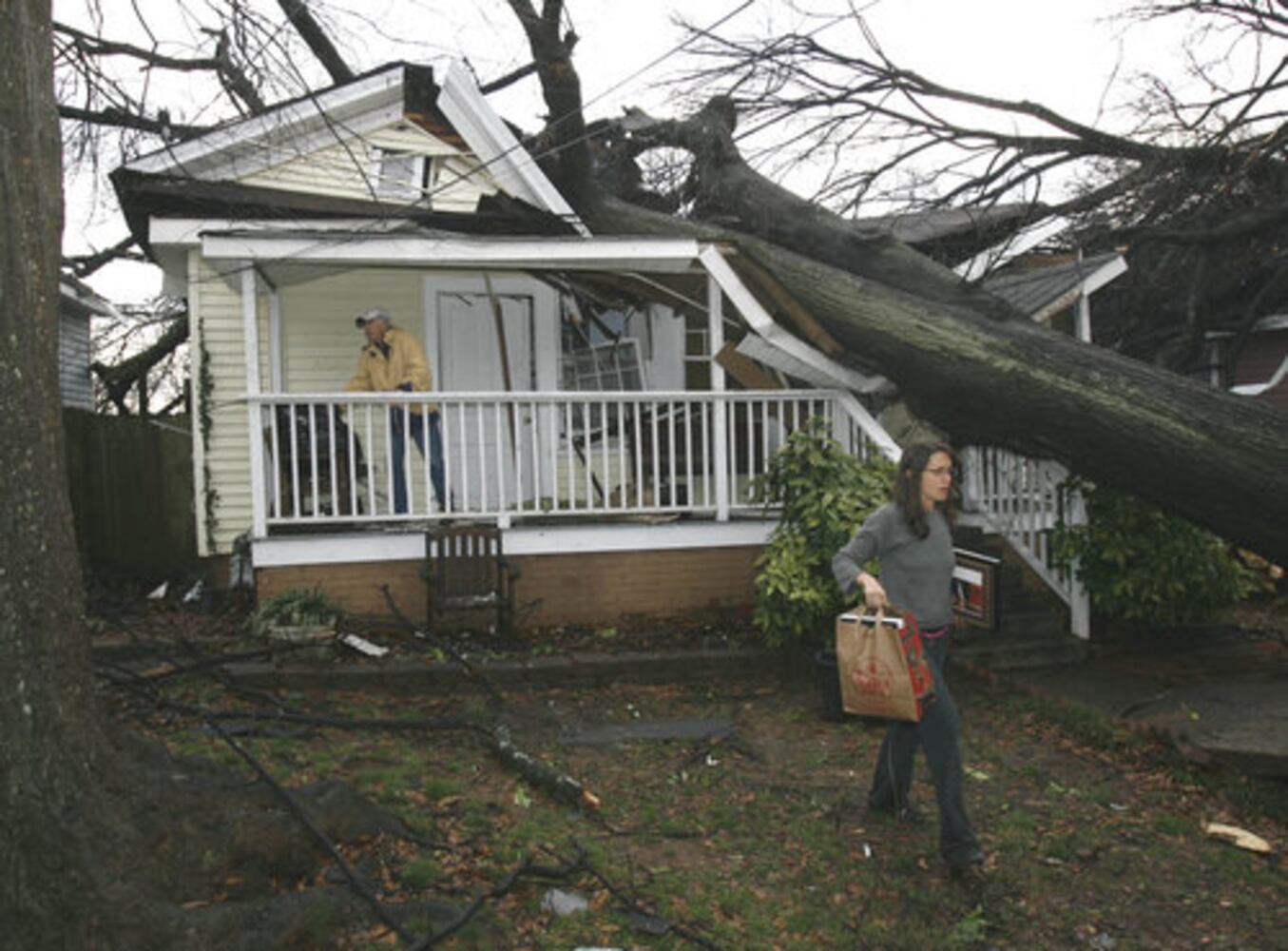 Atlanta tornado: Then and now