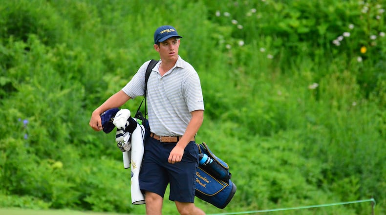 Georgia Tech sophomore Noah Norton - NCAA Championship, Round 3, May 26, 2019, Blessings Golf Club, Fayetteville, Ark. (Steven Colquitt/University of Georgia)
