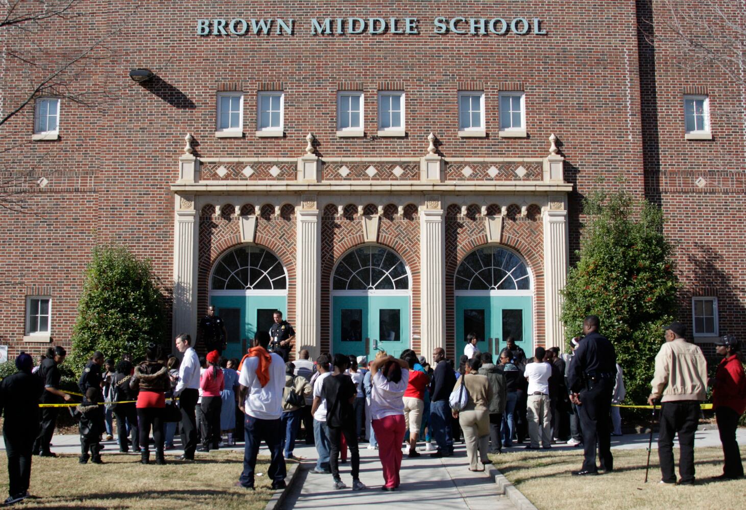 Scenes from Brown Middle School