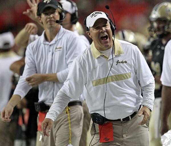 Former Calhoun coach Hal Lamb led the Jackets to three state championships.(Jason Getz/AJC 2020)