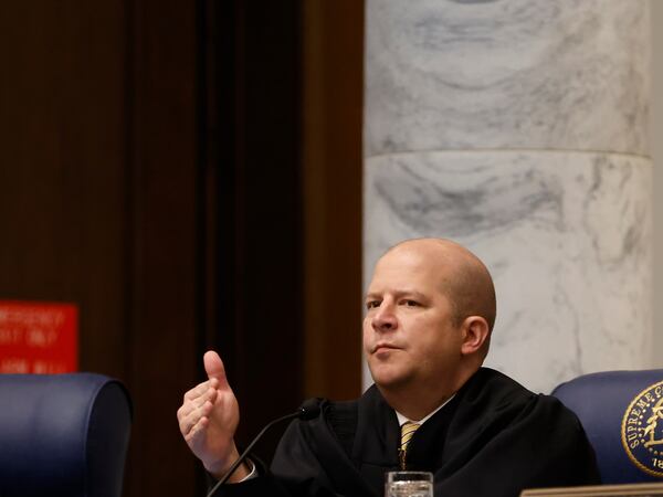 Nels S.D. Peterson is the chief justice of the Georgia Supreme Court. (Natrice Miller/AJC)