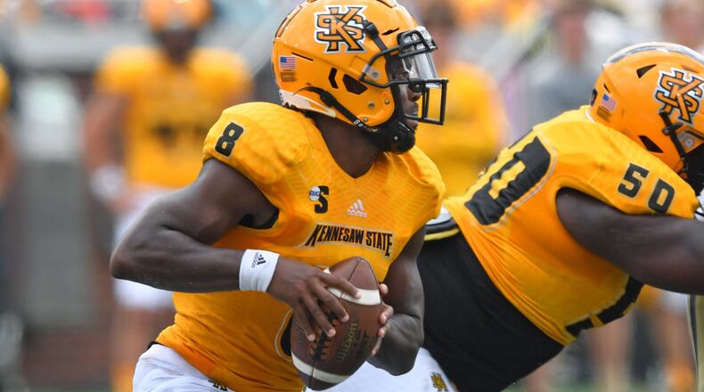 Quarterback Xavier Shepherd led Kennesaw State to a 9-1 record. AJC file photo