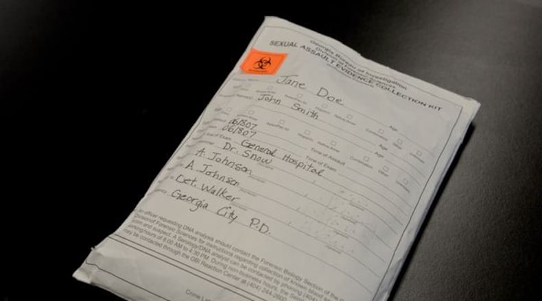 Forensic examiners collect and store sexual assault evidence in packages known as rape kits.