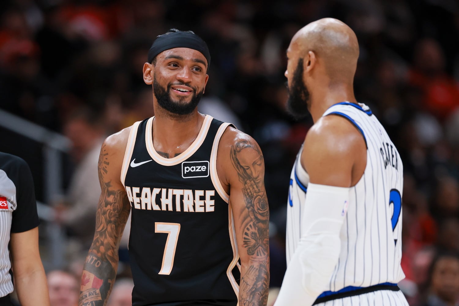 Atlanta Hawks host the Orlando Magic in an NBA game