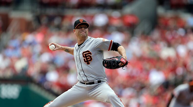 Former Braves pitcher Tim Hudson is 6-2 with a 1.75 ERA in 11 starts with the San Francisco Giants.
