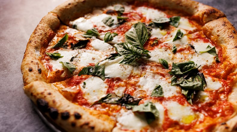 The Margherita pizza from the menu of Humble Pie. / Photo by Matt Wong