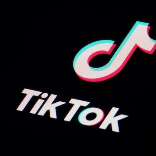 FILE - The icon for the TikTok video sharing app is seen on a smartphone in Marple Township, Pa., Feb. 28, 2023. (AP Photo/Matt Slocum, File)