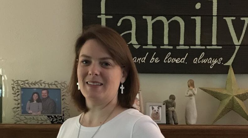 Lisa DeMoss weighed 159 pounds when this photo was taken in May. Photo contributed by Lisa DeMoss.