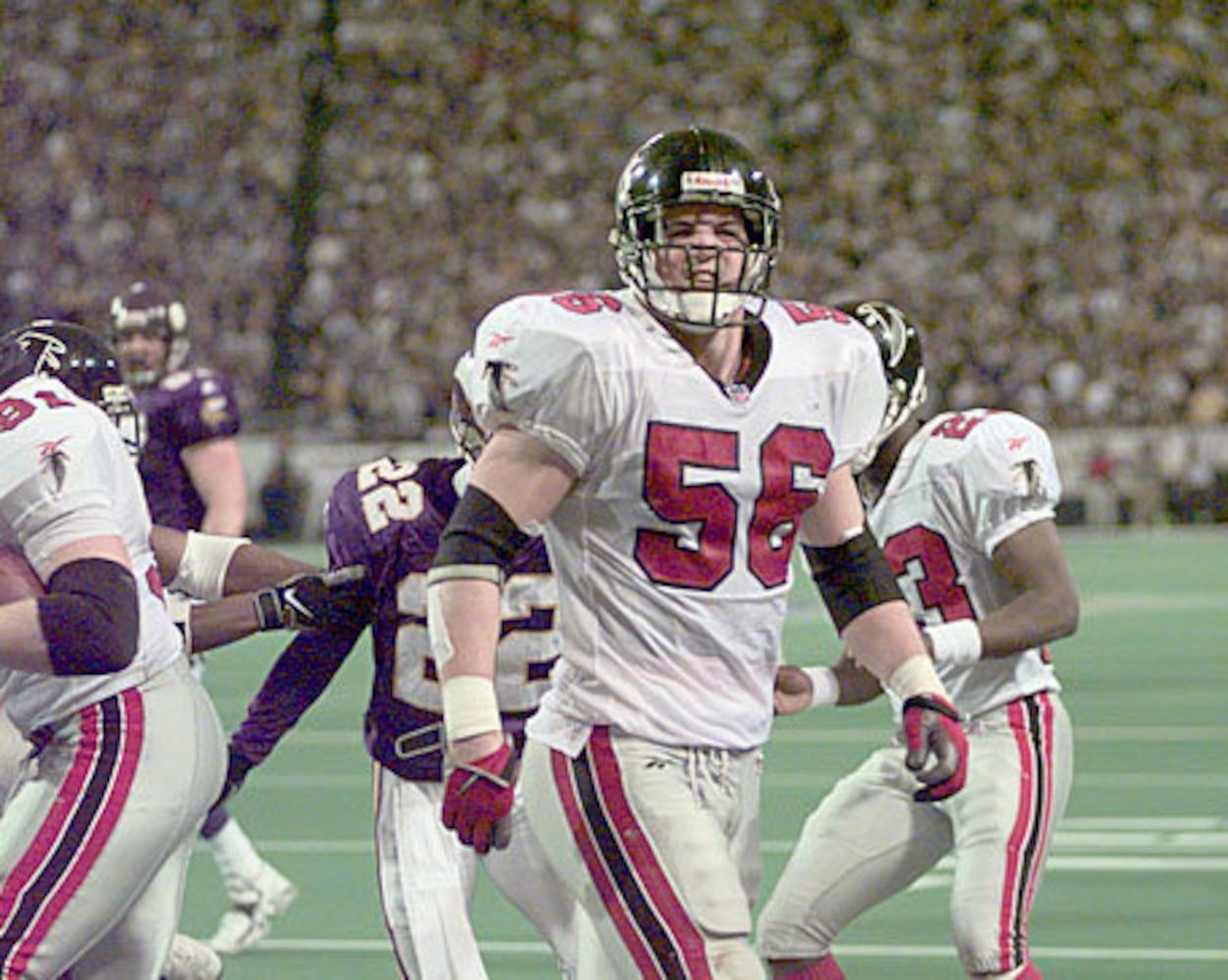Keith Brooking's career in Atlanta