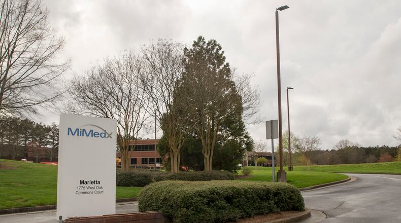 MiMedx Group, based in Marietta, employs about 900 people. ALYSSA POINTER/ALYSSA.POINTER@AJC.COM