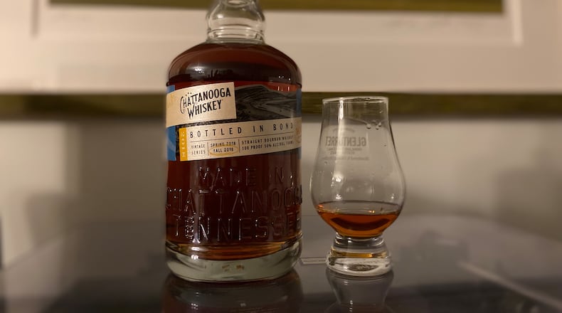 Chattanooga Whiskey's fall 2018 bottled-in-bond straight bourbon whiskey is part of the distillery's Vintage Series. Krista Slater for The Atlanta Journal-Constitution